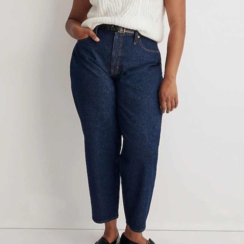 Madewell Balloon High Rise Jeans in Mapleside Wash, Size 32